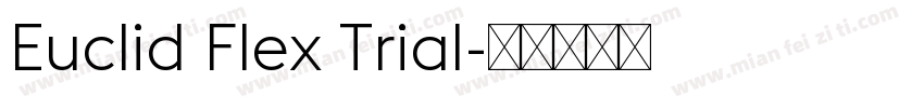 Euclid Flex Trial字体转换